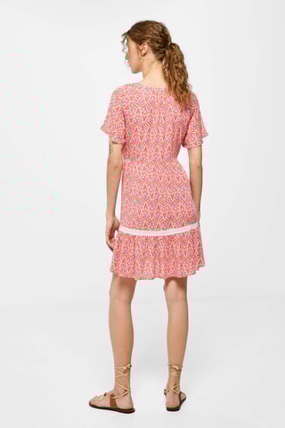 $Robe courte - Rouge