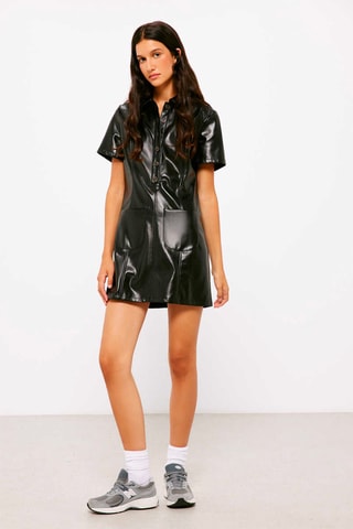 $Robe chemise - Noir