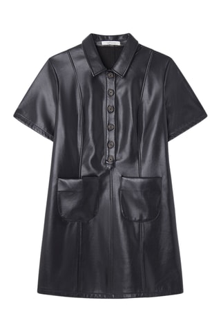 $Robe chemise - Noir