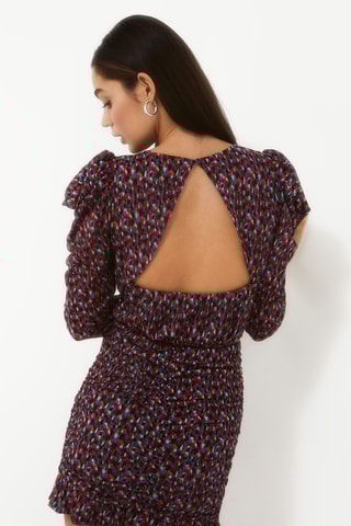 $Robe courte - Rouge