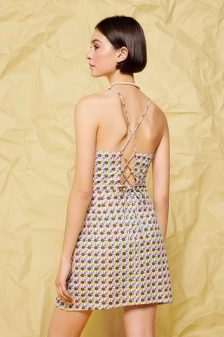 $Robe courte - Beige