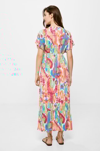 $Robe midi - Multicolore