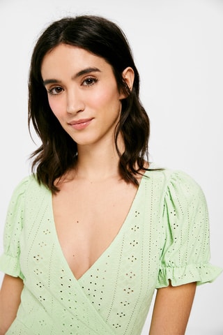 $Robe courte - Vert
