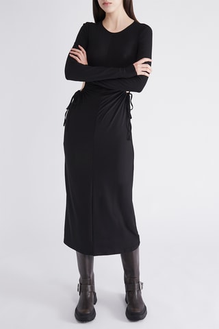 $Robe midi - Noir