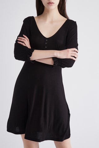 $Robe droite - Noir