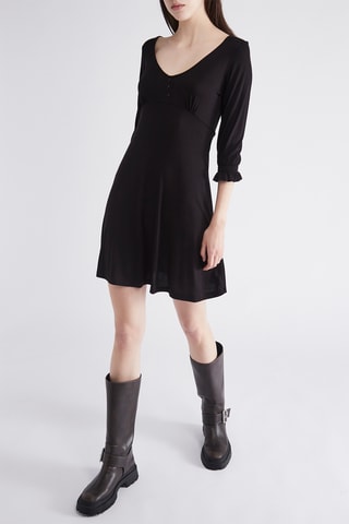 $Robe droite - Noir