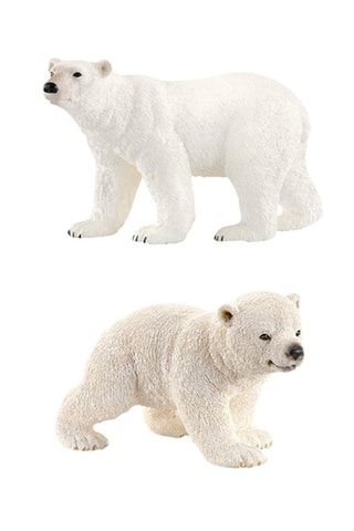 $	Ourson polaire marchant et ours polaire wild life - Dès 3 ans