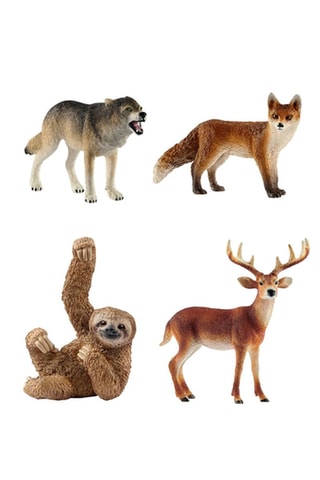 $Paresseux, loup, cerf de Virginie et Renard Wild Life - Dès 3 ans