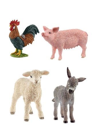 $Coq, cochon, âne et agneau Farm World - Dès 3 ans