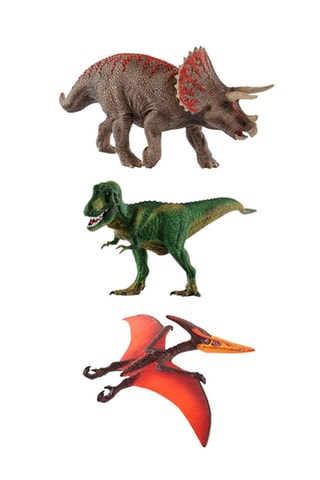 $Tyrannosaure, ptéranodon et Tricératops Dinosaurs - Dès 2 et 3 ans
