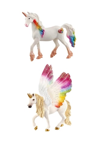 $Licorne arc-en-ciel femelle et Licorne ailée arc-en-ciel Bayala - Dès 3 et 5 ans