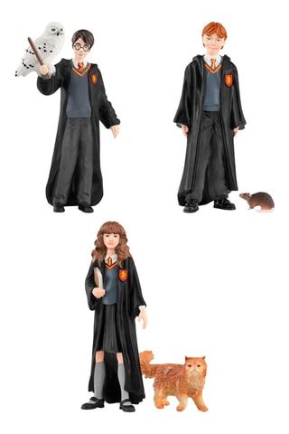 $Harry, Hedwige, Hermione, Pattenrond, Ron et Croûtard Harry Potter - De 6 à 12 ans
