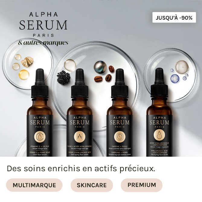 ALPHASERUM, KAVIAAR KARE ET AUTRES MARQUES en vente flash sur BEAUTÉ PRIVÉE