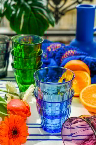 $6 verres en verre Picardie® - 25 cl