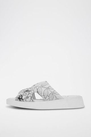 $Mules en cuir vegan Magic in the Air - Blanc