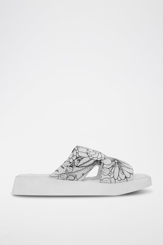 $Mules en cuir vegan Magic in the Air - Blanc