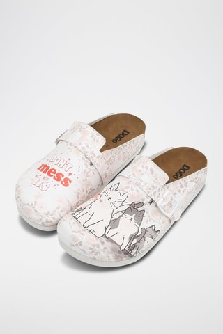 $Mules Trouble Makers Beige