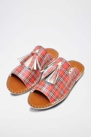 $Mules Just Cool Rouge et beige