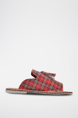 $Mules Just Cool Rouge et beige