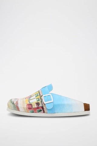 $Mules Burano Island Bleu