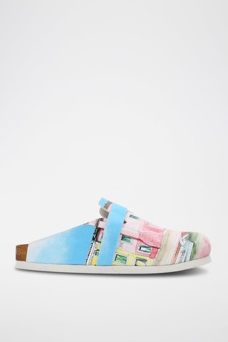 $Mules Burano Island Bleu