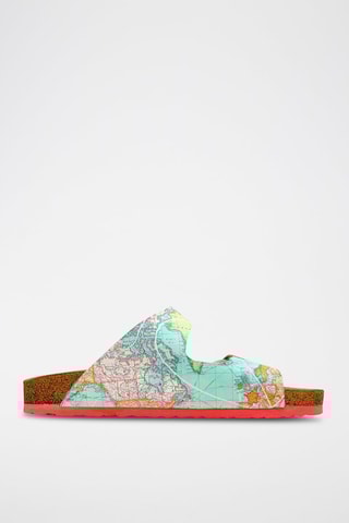 $Mules Explore Bleu et rouge