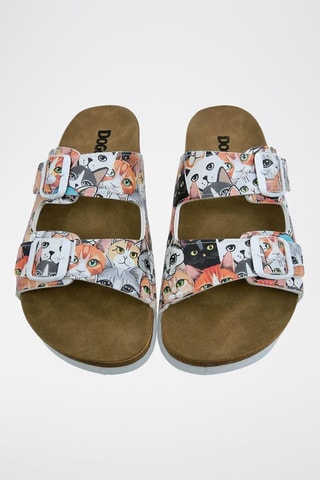 $Mules Cat Audience - Orange et blanc