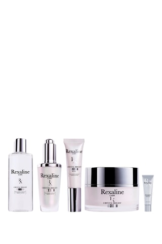 $Full Routine Crystal Bright - Lotion 150 ml, Sérum 30 ml, Crème 50 ml, Fluide 30 ml et Base unifiante 30 ml