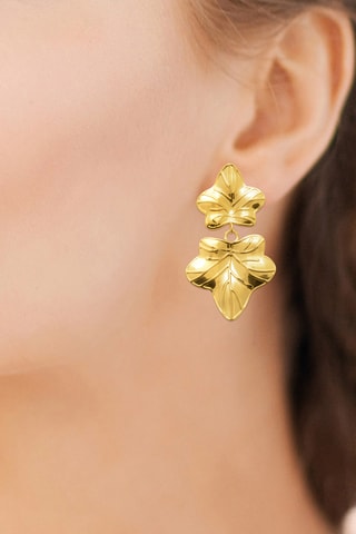 $Boucles d'oreilles - Doré