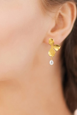 $Boucles d'oreilles - Doré