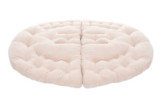 $Pouf Kiku Large 90 x 70 x 56 cm - Crème