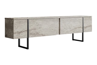 $Meuble TV 2 abattants Luxe - 180 x 50 x 30 cm