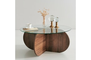 $Table basse Bubble  - Imitation bois