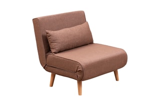 $Fauteuil convertible Folde Single - Marron - En polyester