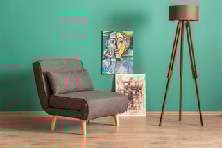 $Fauteuil convertible Folde - Gris foncé - En polyester