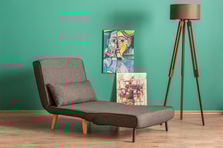 $Fauteuil convertible Folde - Gris foncé - En polyester