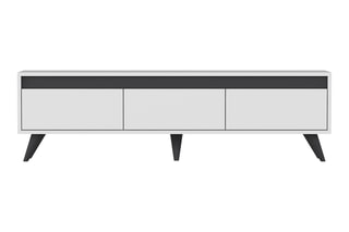 $Meuble TV 3 abattants Century - 150 x 45 x 30 cm