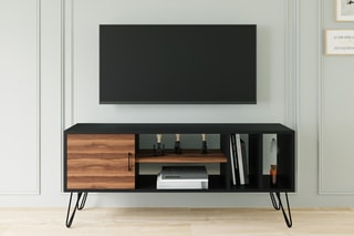 $Meuble TV 1 porte Tugba - 150 x 60 x 40 cm