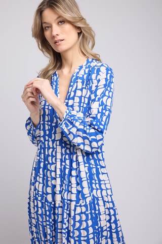 $Robe longue - Bleu