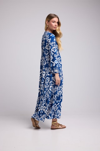 $Robe longue - Bleu marine