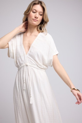 $Robe longue - Blanc