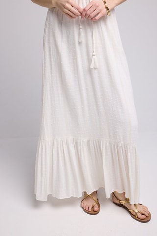 $Robe longue - Blanc