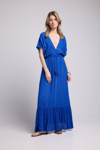 $Robe longue - Bleu