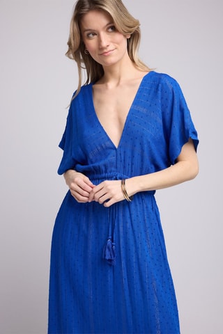 $Robe longue - Bleu