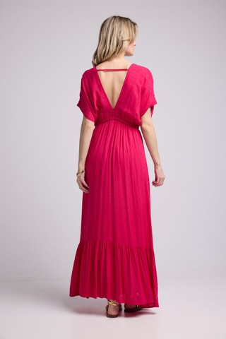 $Robe longue - Fuchsia