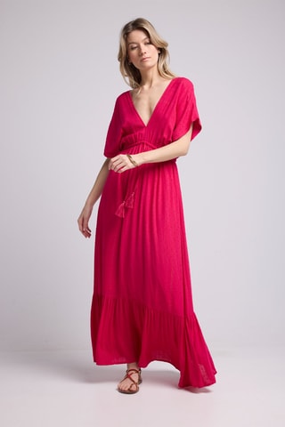 $Robe longue - Fuchsia