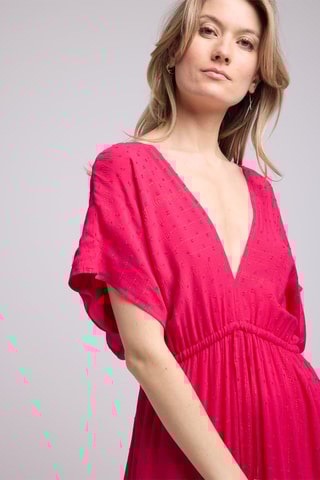 $Robe longue - Fuchsia