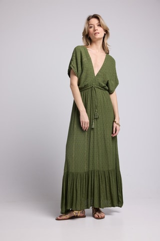 $Robe longue - Kaki