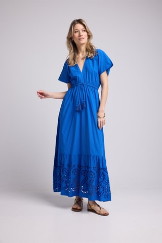 $Robe longue - Bleu