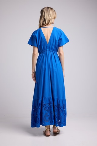 $Robe longue - Bleu